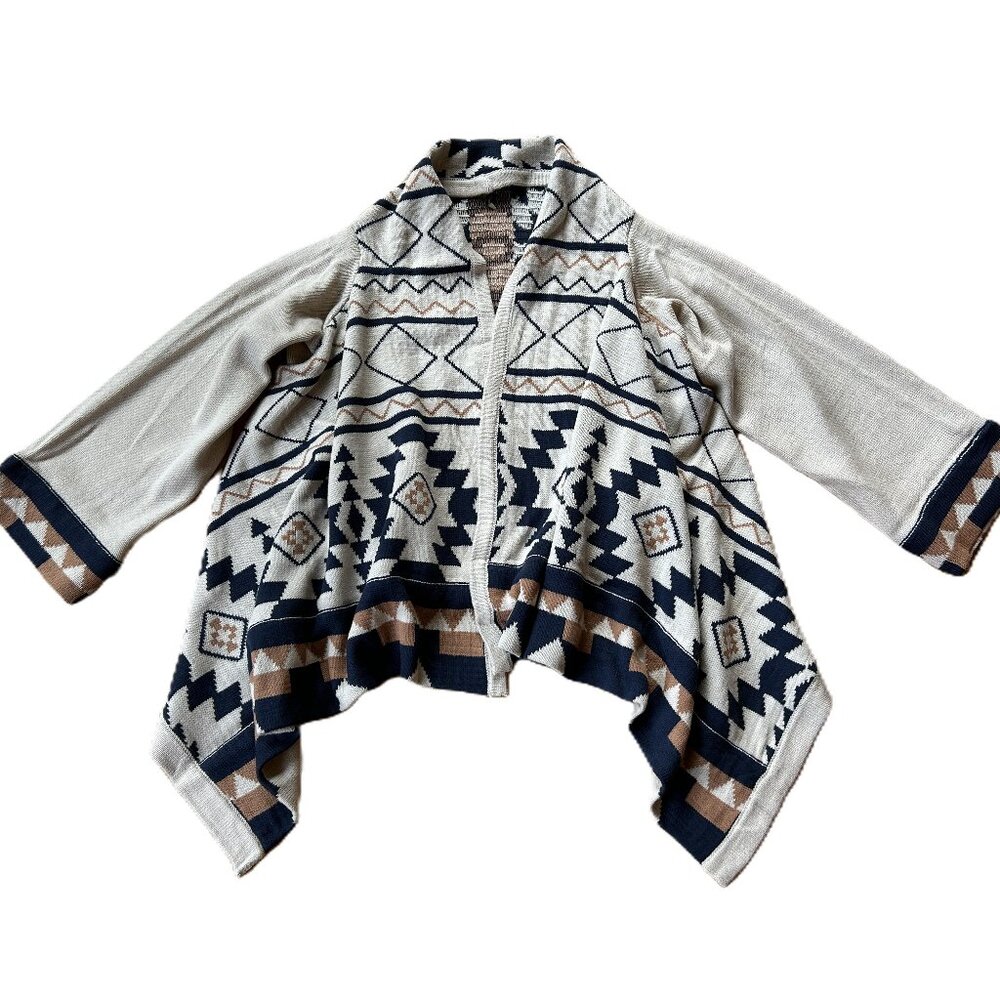 Nordstrom Waterfall Tribal/Aztec Cardigan (NEW)